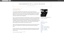 Desktop Screenshot of blog.fragmentsofcale.net
